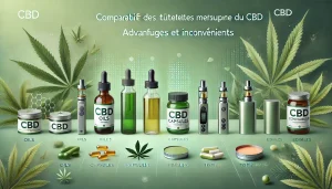 Comparatif méthodes de consommation CBD