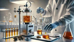 Butane Hash Oil (BHO) extraction