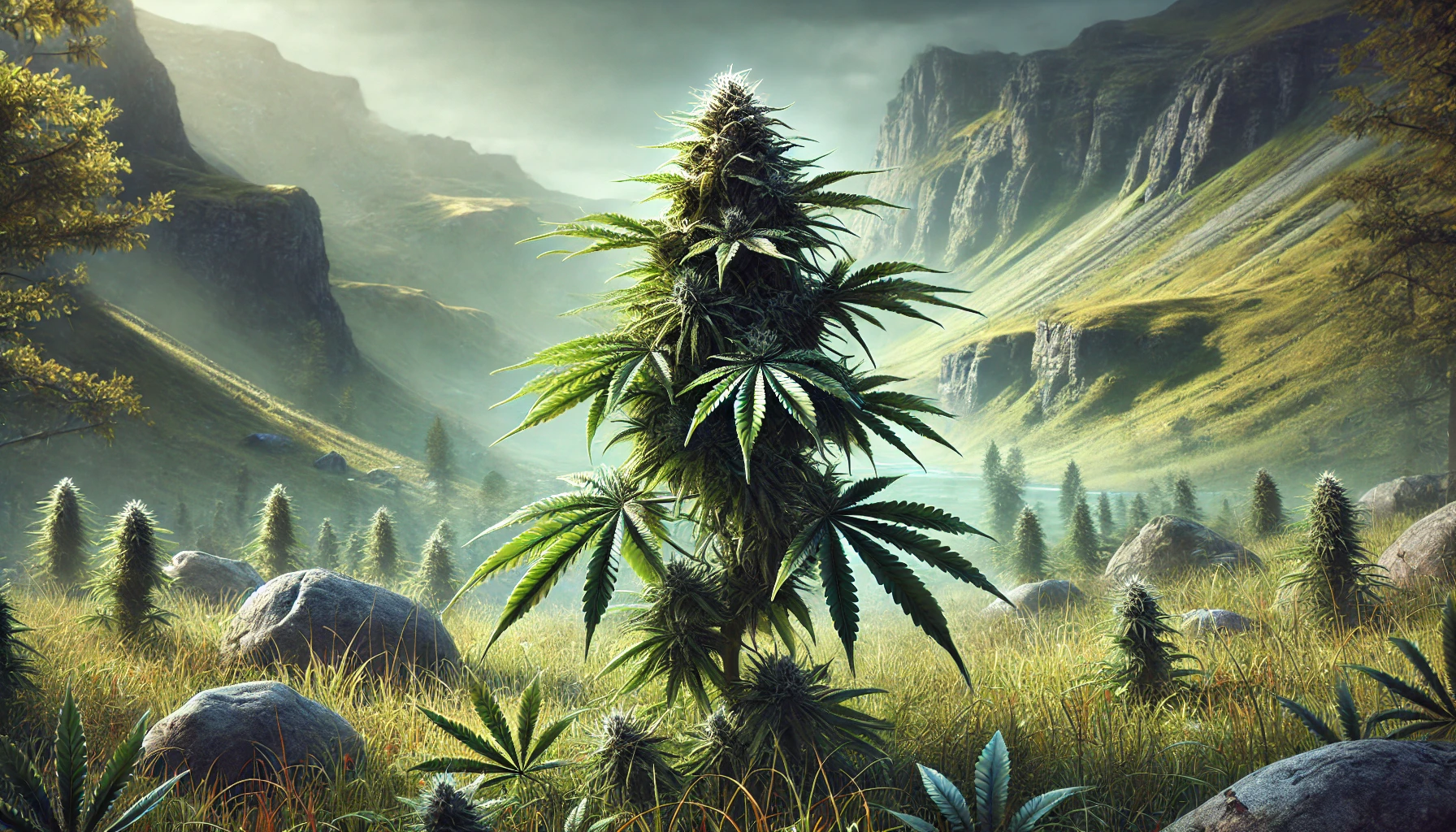 Cannabis Ruderalis plant