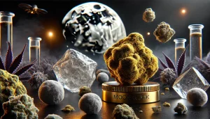 Moon Rock and Ice Rock cannabis