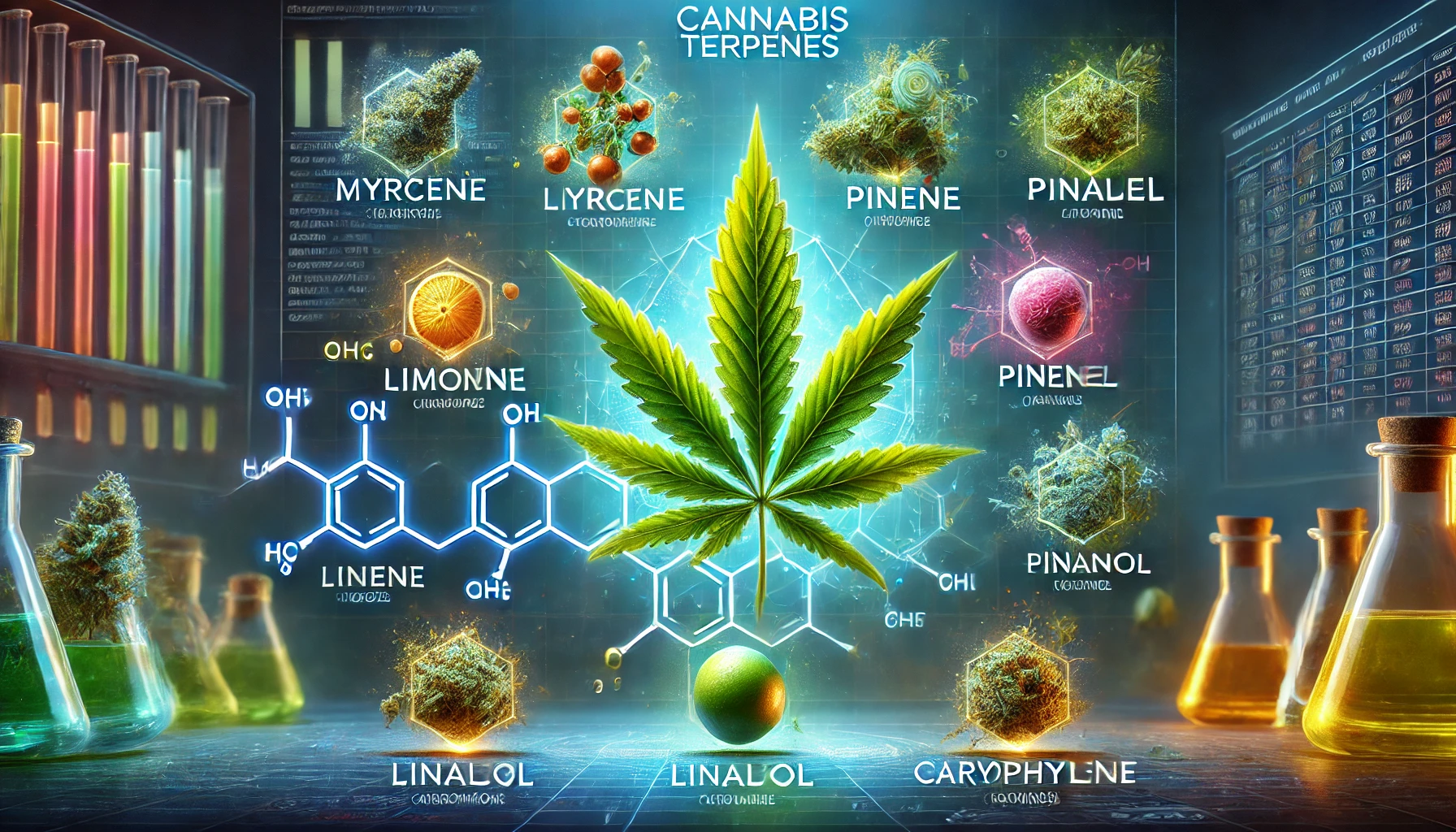Terpènes et effets cannabis