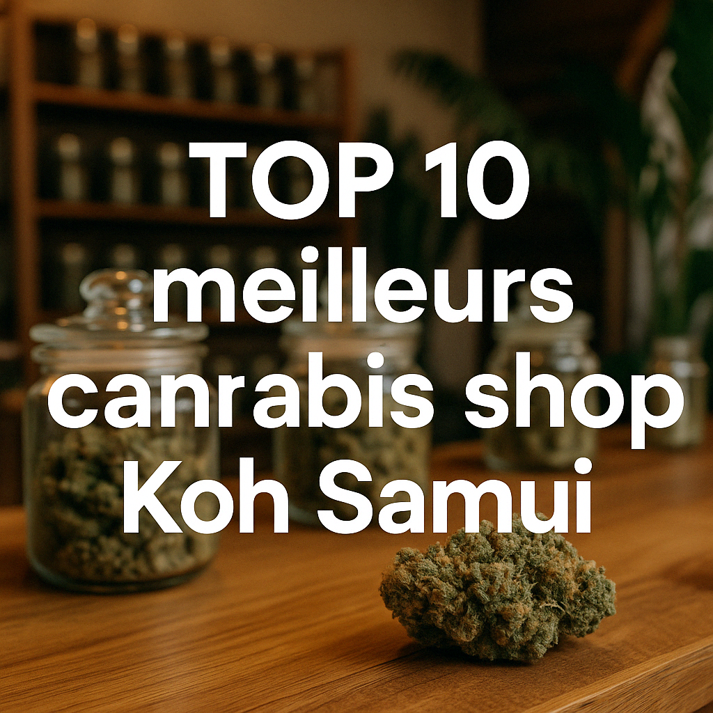 10 cannabis shop Koh samui