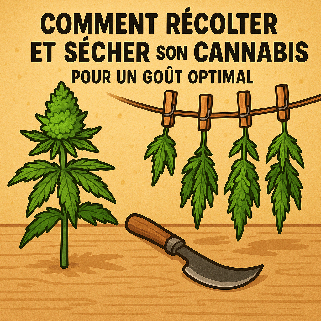 Comment récolter et sécher son cannabis pour un goût optimal
