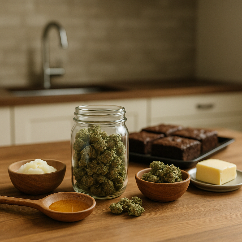 fleurs de CBD cuisine