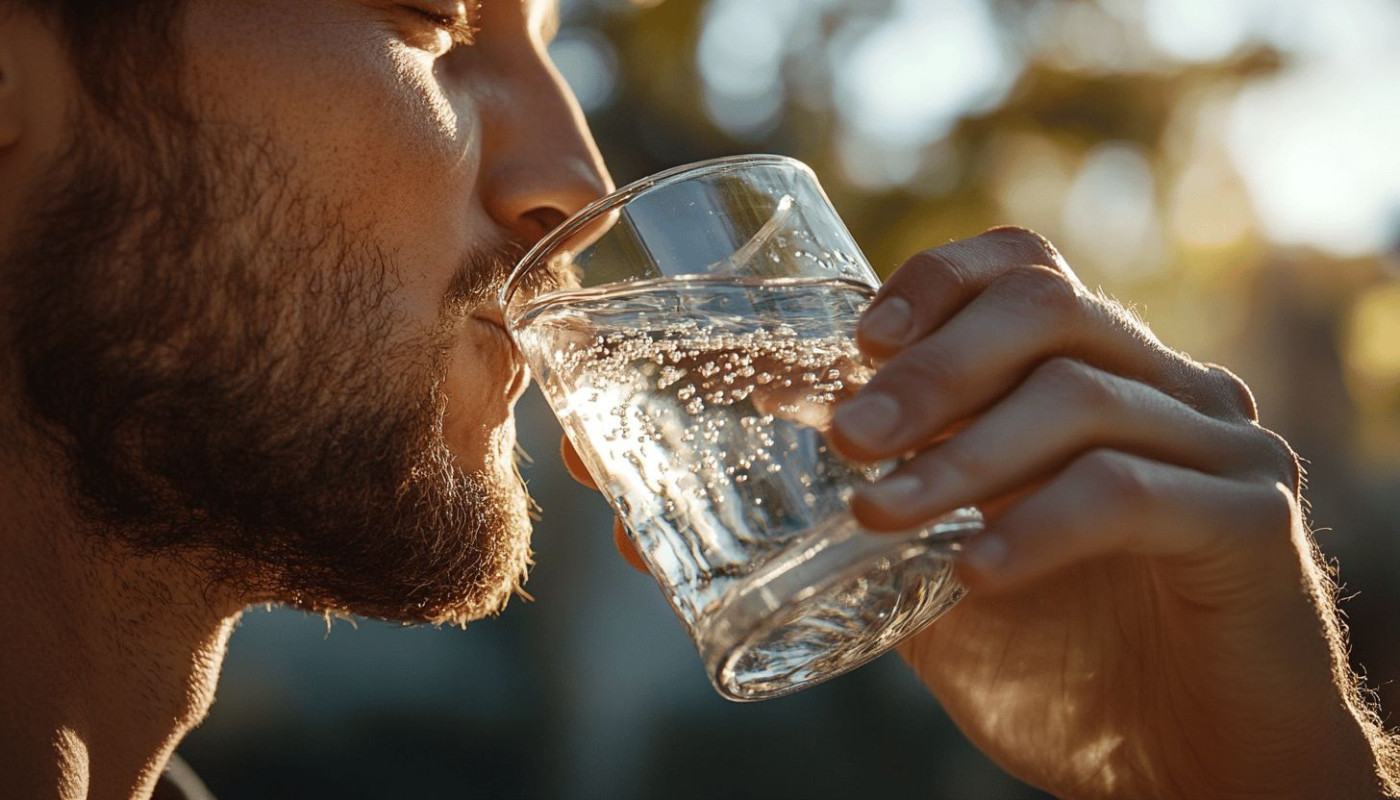 Hydratation eau ou infusion calme le mental.