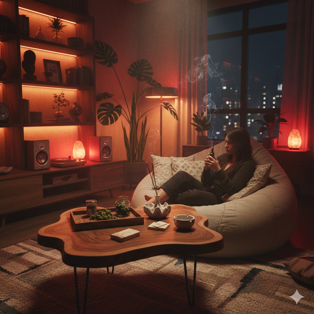 Créer coin chill sessions cannabis