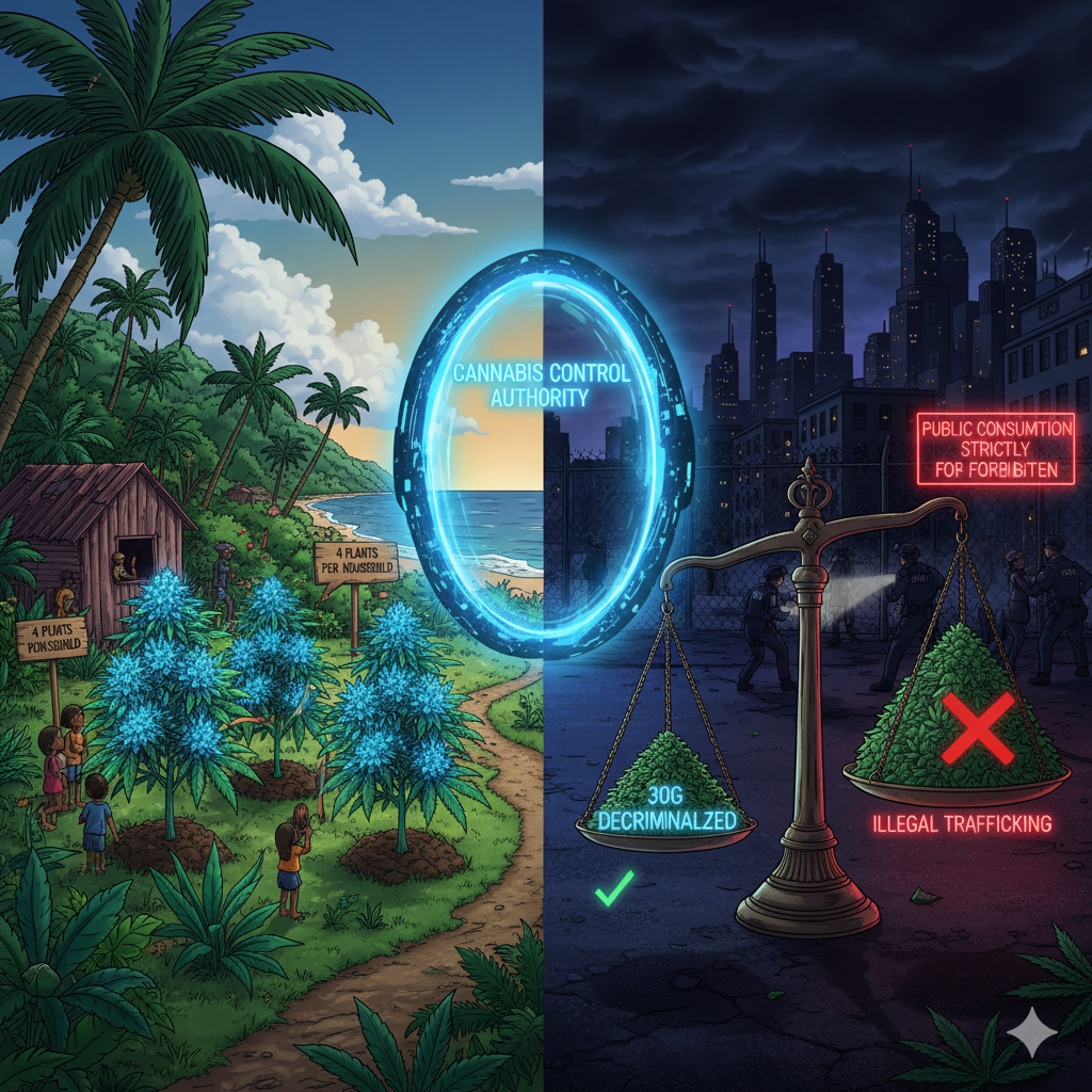 cannabis est-il légal Trinité-et-Tobago