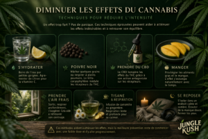 réduire l'effet high du cannabis