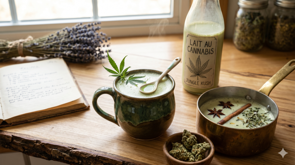 La Meilleure Recette du lait au cannabis