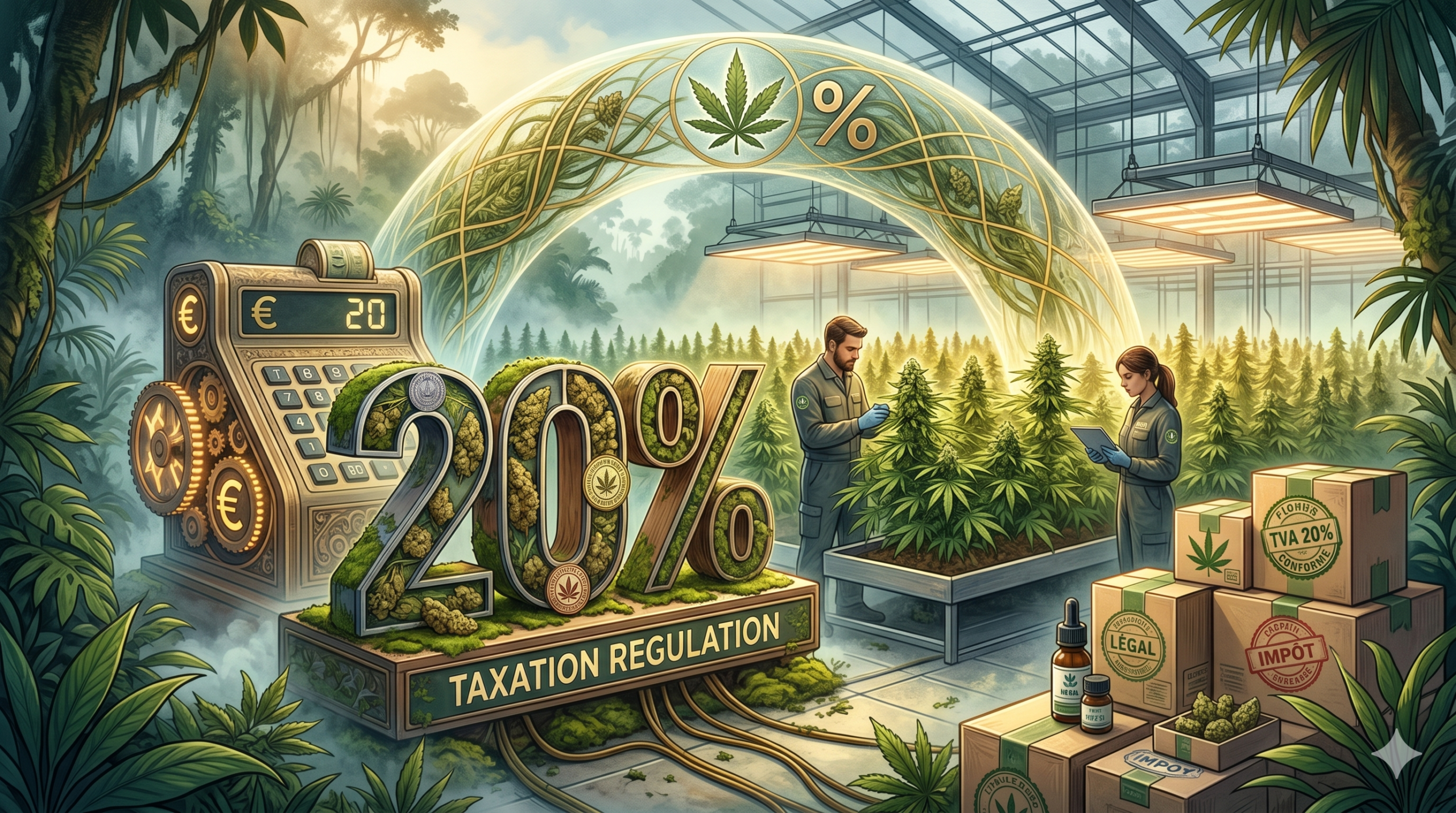 le taux de TVA à 20% obligatoire