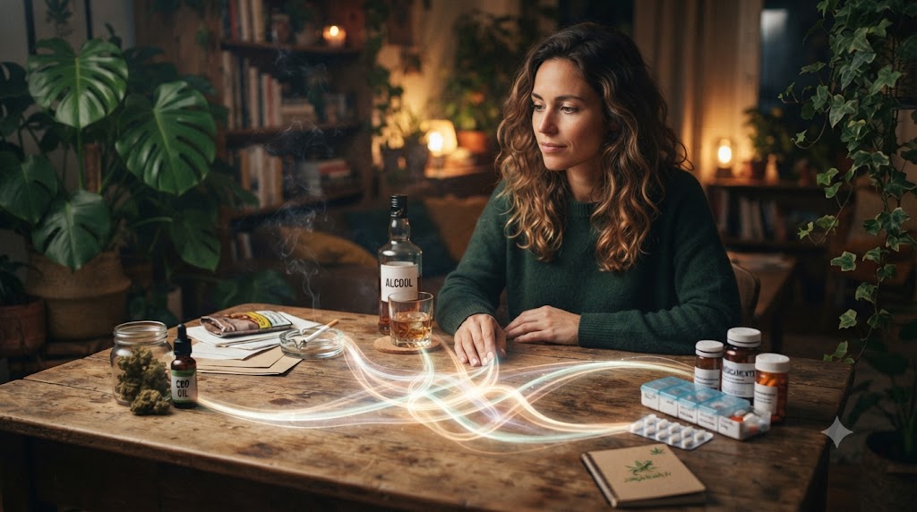 CBD, tabac, alcool et médicaments