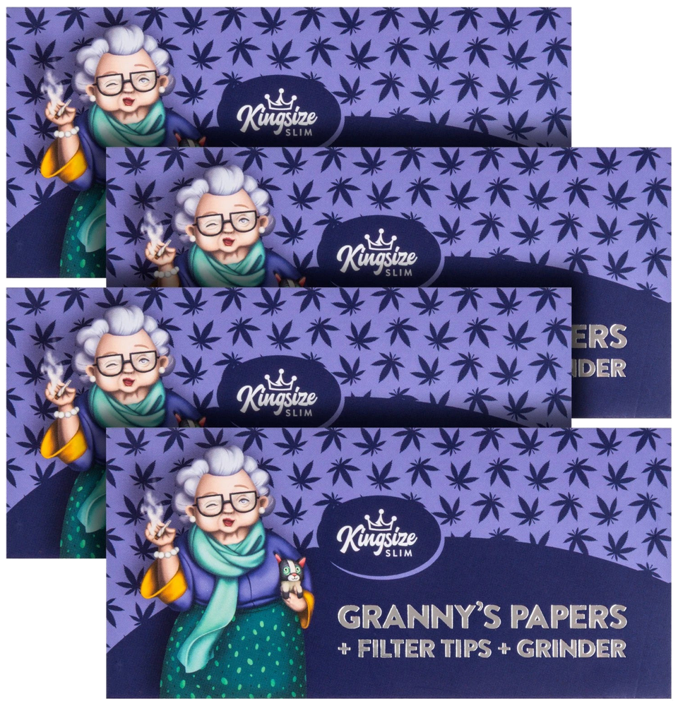 Granny's All-in-One – Feuilles, Tips & Grinder Card
