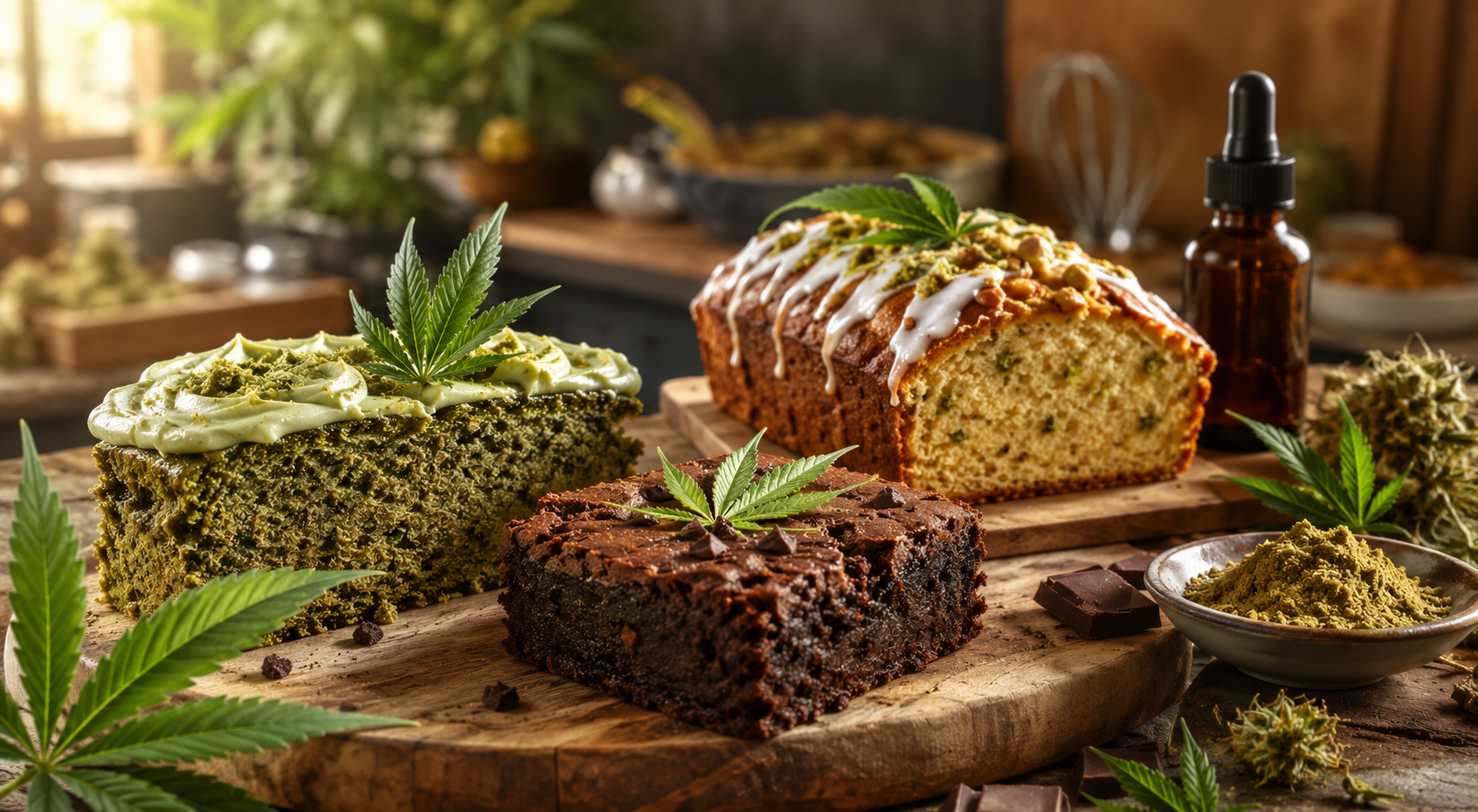 Gâteau au CBD