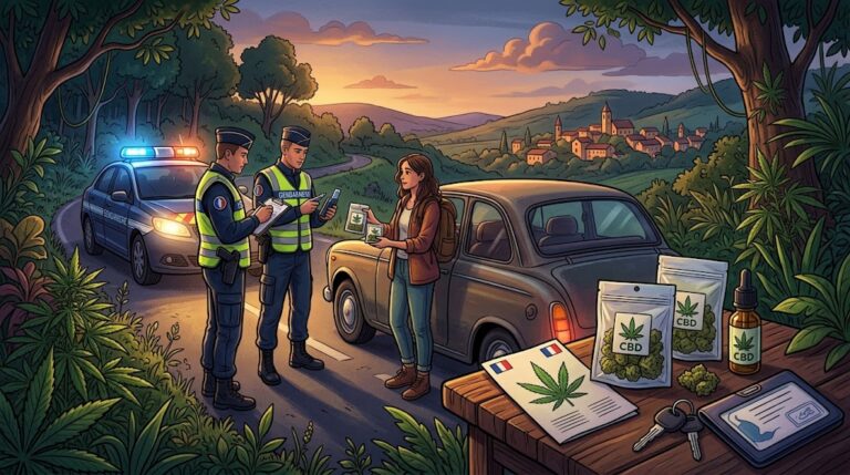 CBD contrôle de police