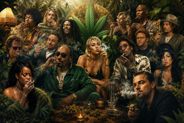 Cannabis Top 20 célébrités qui consomment du cannabis