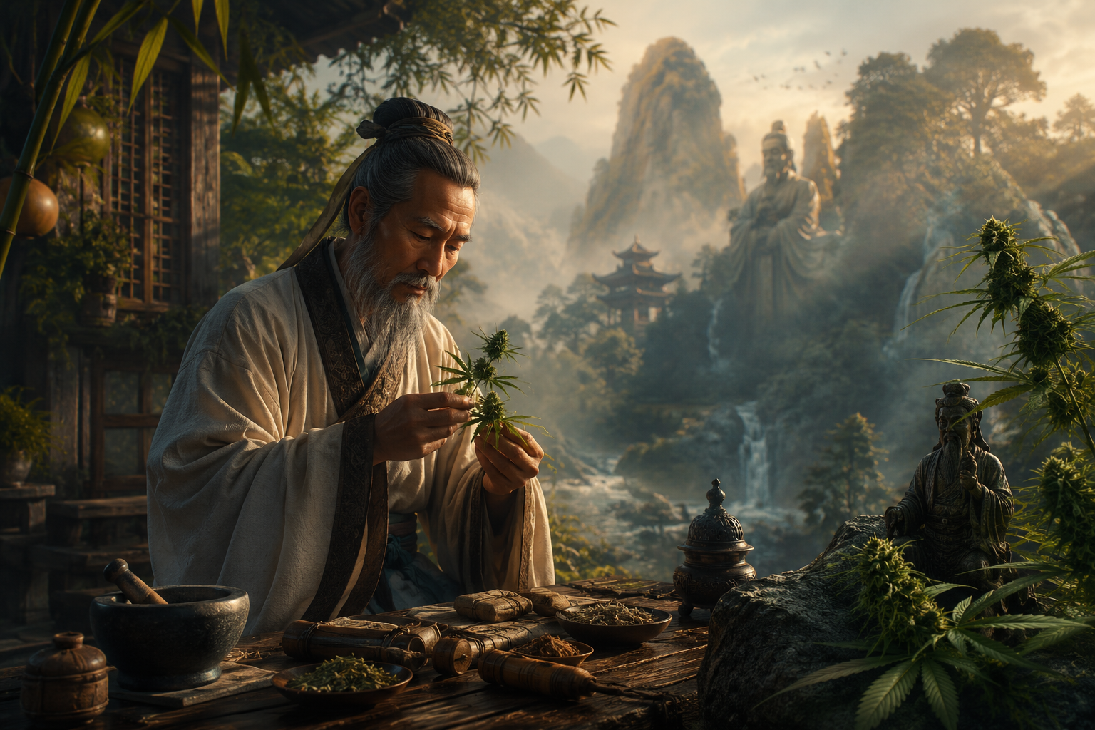 Hua Tuo et le mafeisan