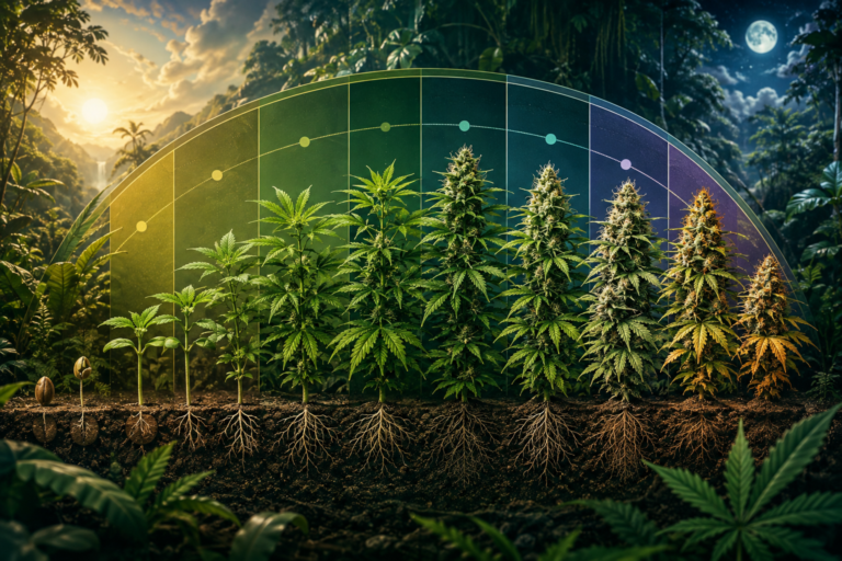 Période de croissance et floraison du cannabis