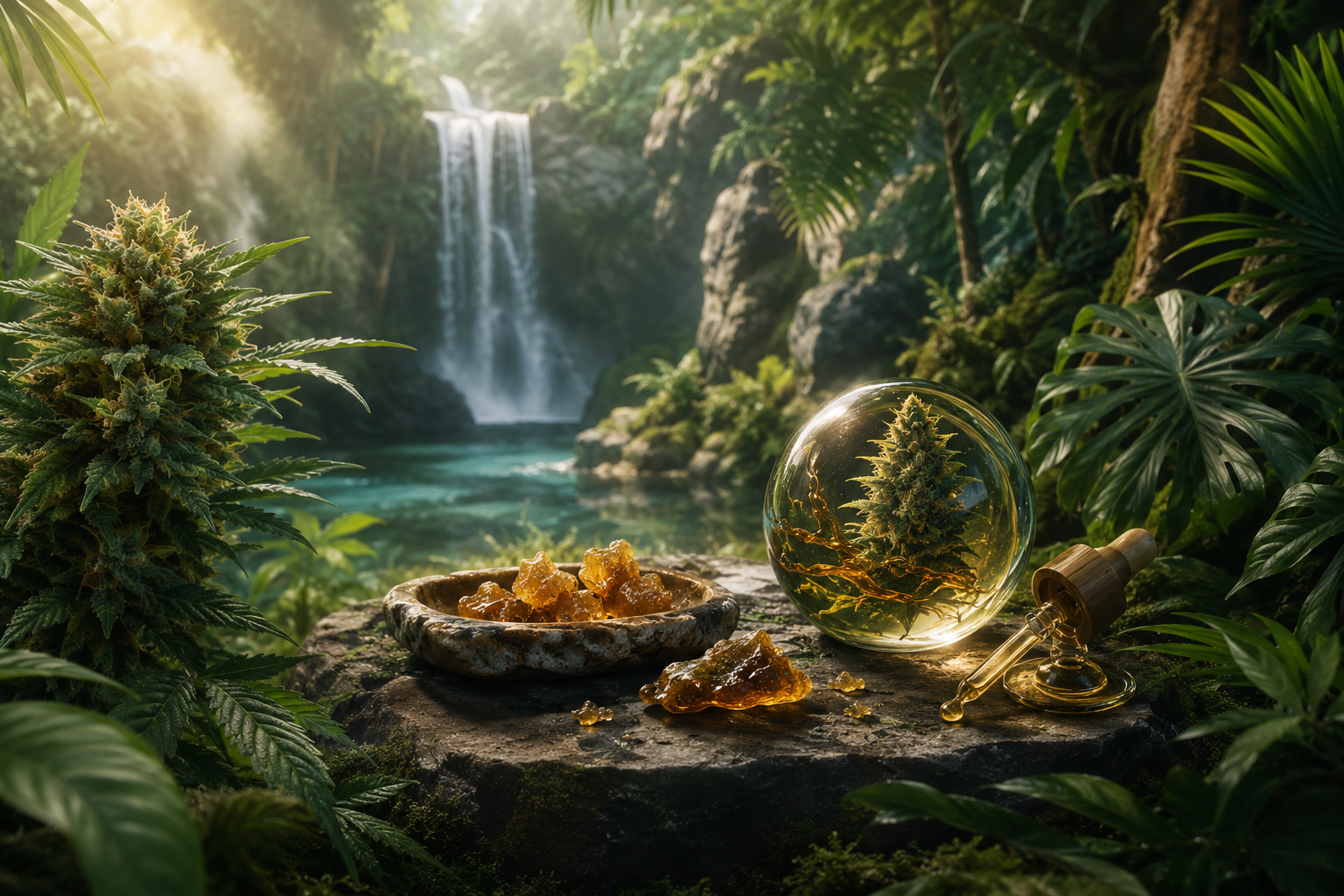 Resin et CBD