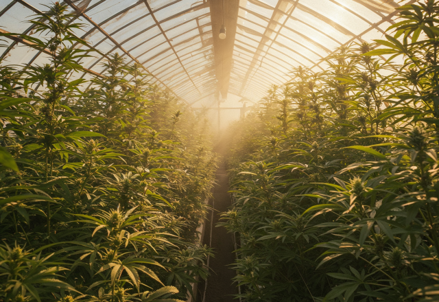 culture de graines de cannabis en greenhouse